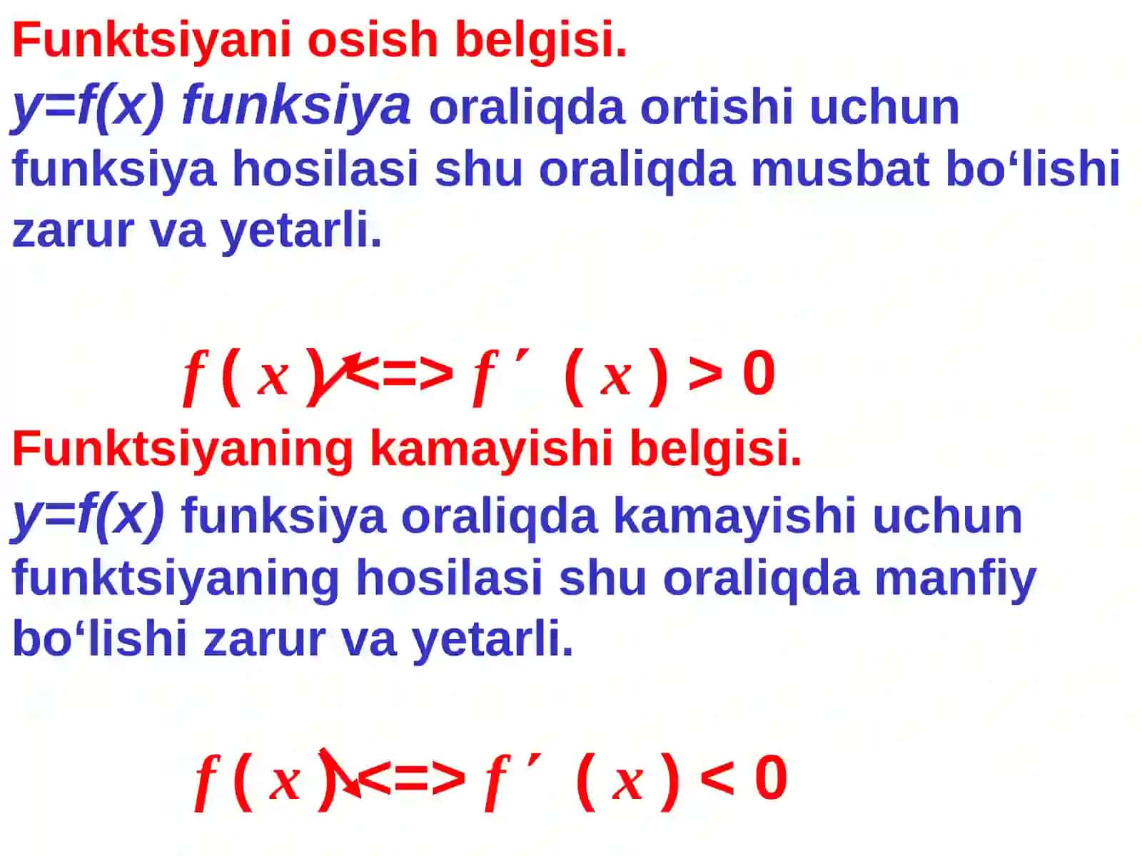 Matematikanalizfanidantayyorlagantaqdimoti 4