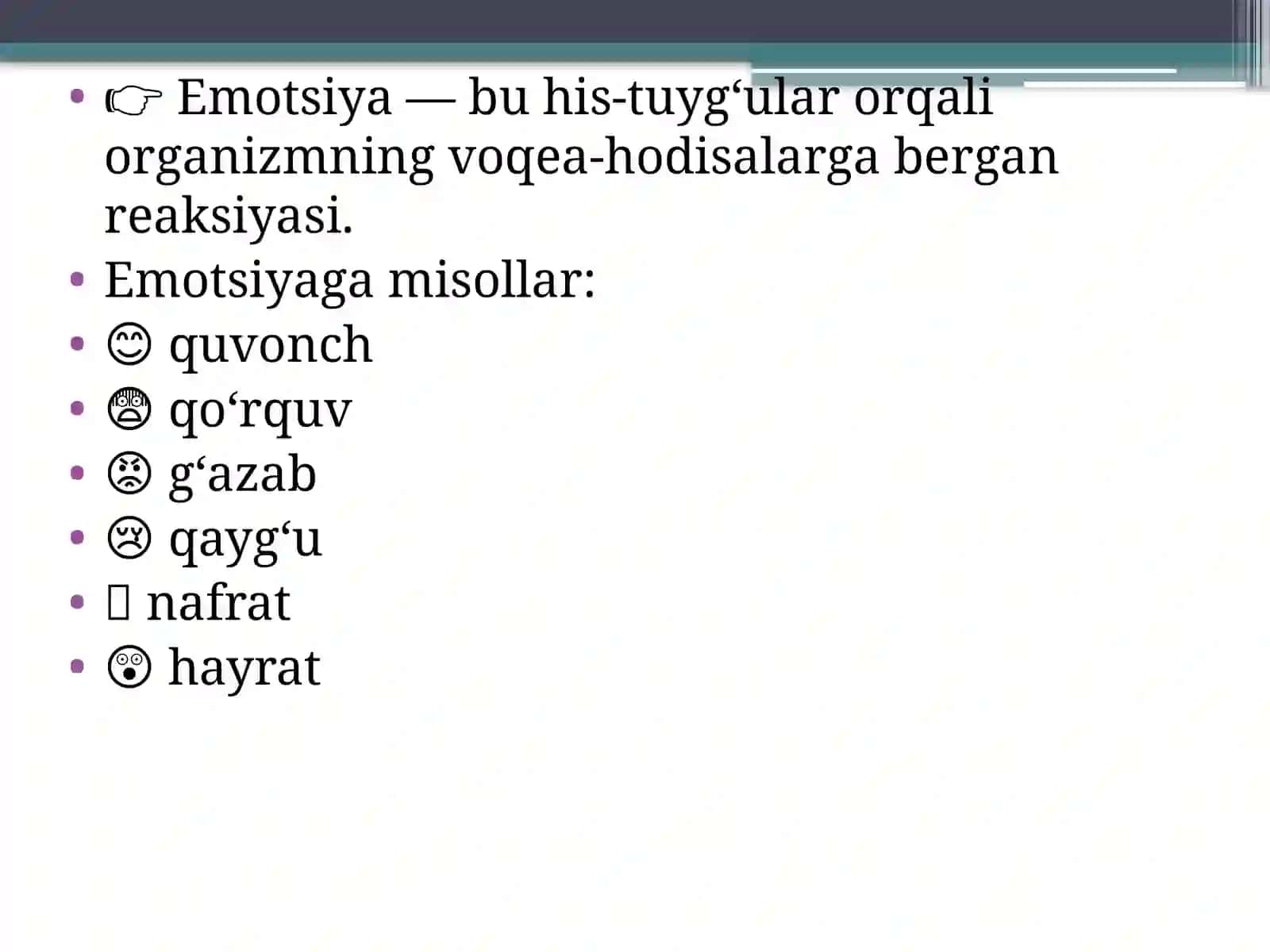 Inson va hayvonlardagi emotsiyalar 4