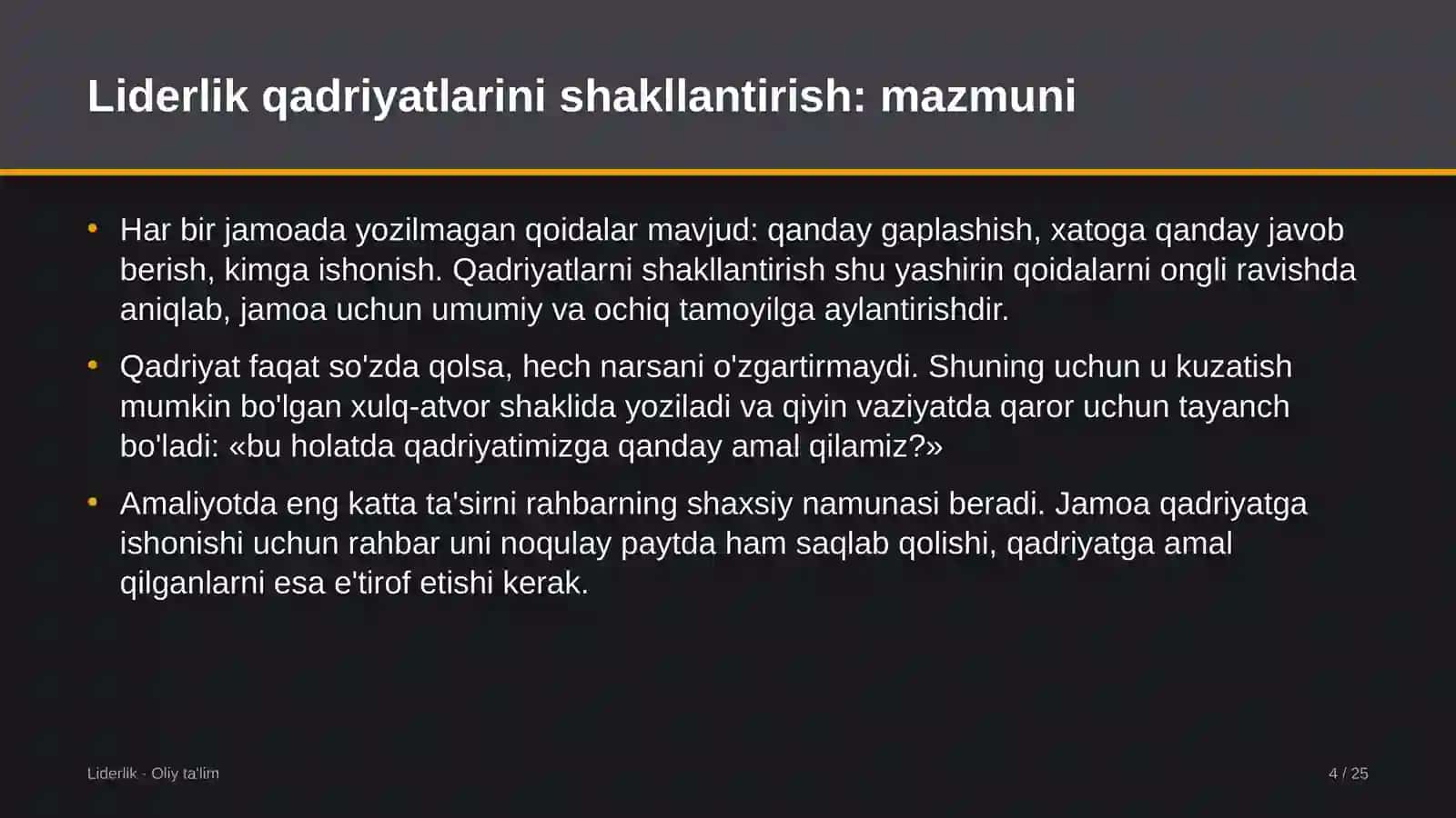 ovchilik turizmida liderlik qadriyatlarini shakllantirish 2774 4