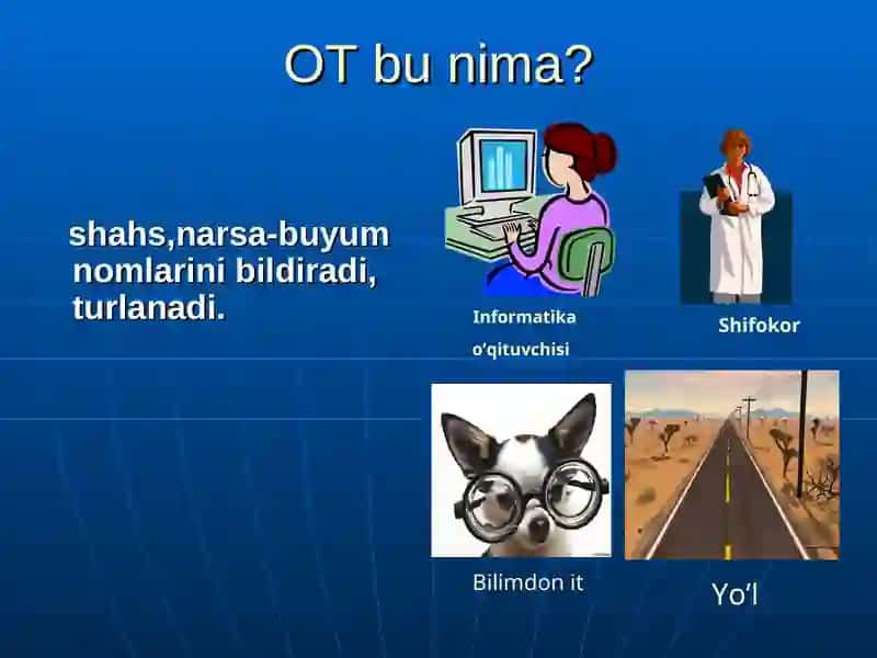 mustaqil so’z turkumlari 4