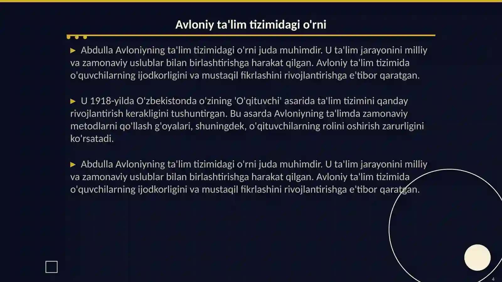 Abdulla Avloniyning pedagogik qarashlari 4