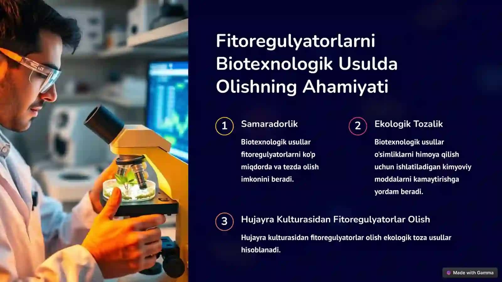Fitogarmonlar va Fitoregulyatorlarni Olishning Biotexnologik Usullari 4