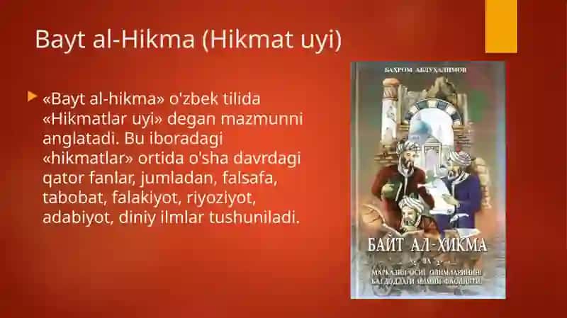Islom sivilizatsiyasining ilm-fanga qo‘shgan hissasi 4