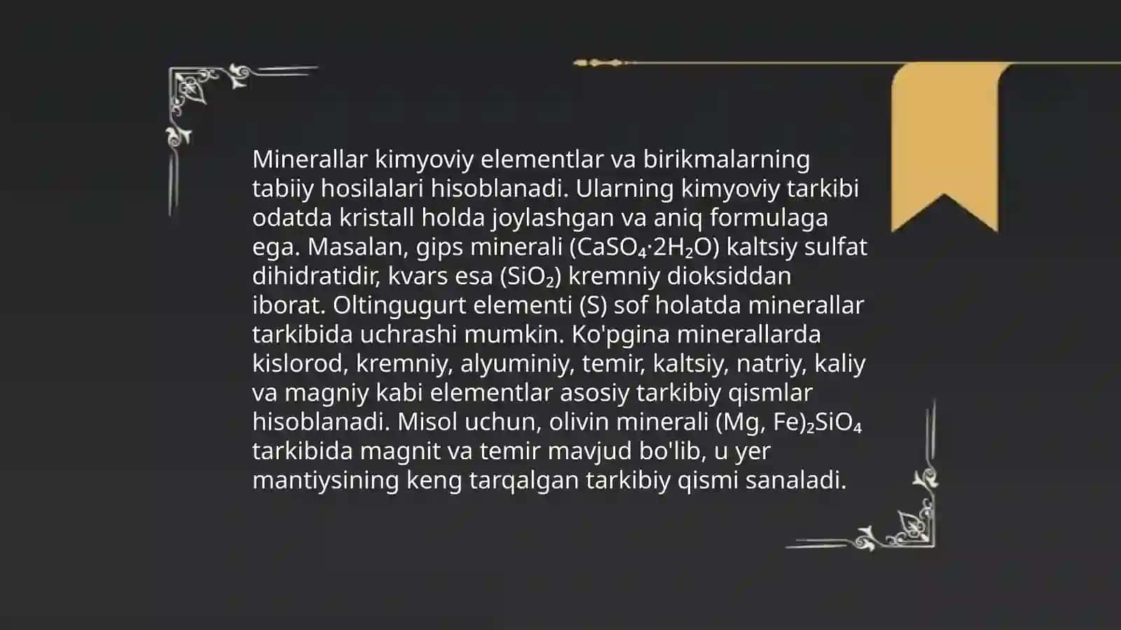 Minerallar tasnifi 4