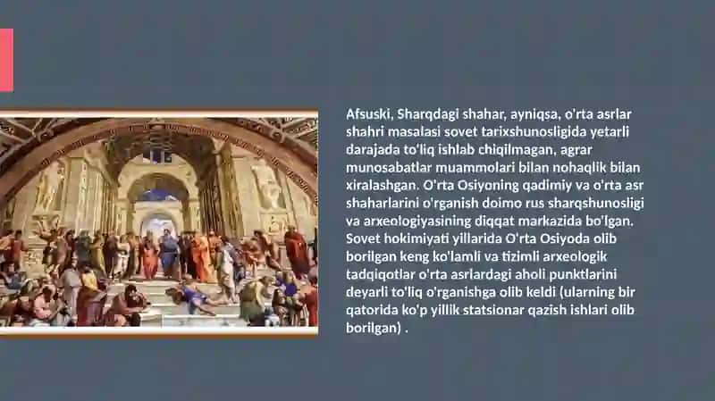 Oʻrtaasr shaharlarining vujudga kelishi 4