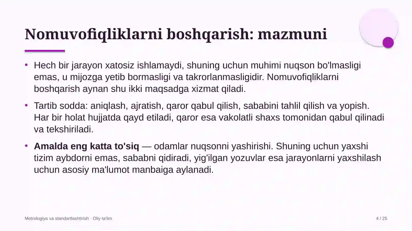 yoqilg'i quyish shoxobchalarida nomuvofiqliklarni boshqarish 8585 4