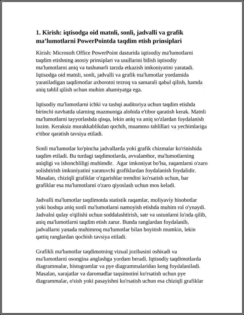 MICROSOFT OFFICE POWERPOINT DASTURLARI 4
