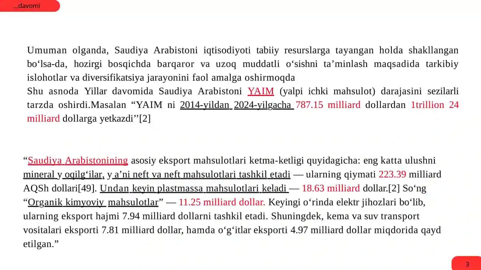 Saudiya Arabistoni iqtisodiyoti va emperik tahlili 4