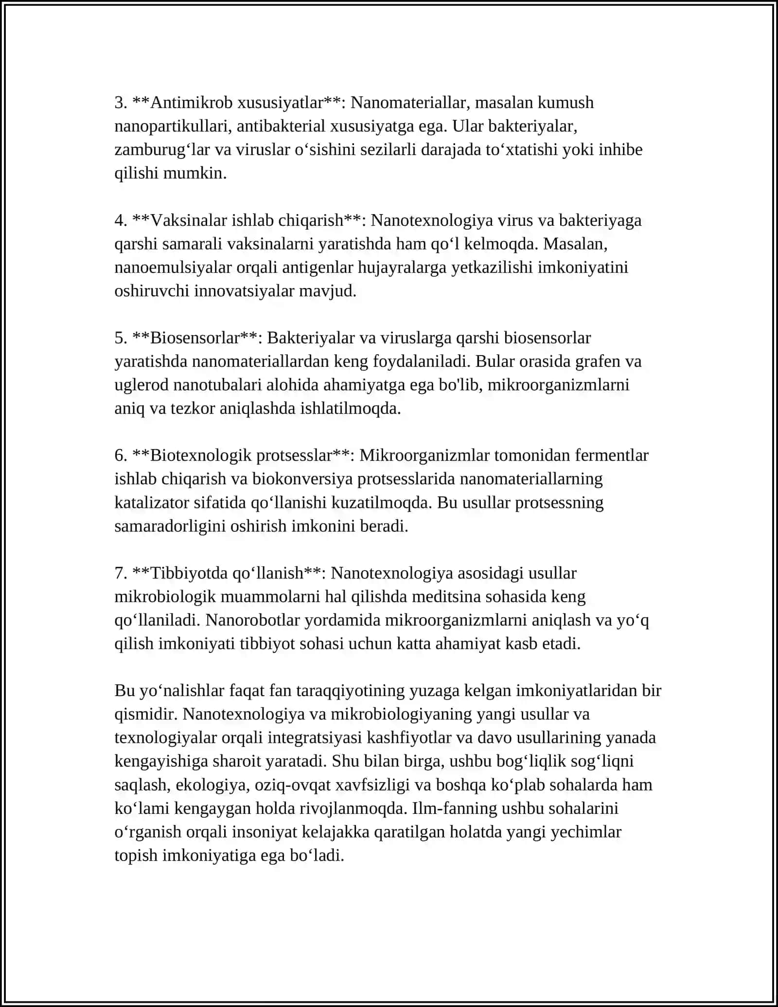 MIKROBIOLOGIYA MODULIDA NANOTEXNOLOGIYANING QÕLLANILISHI 4