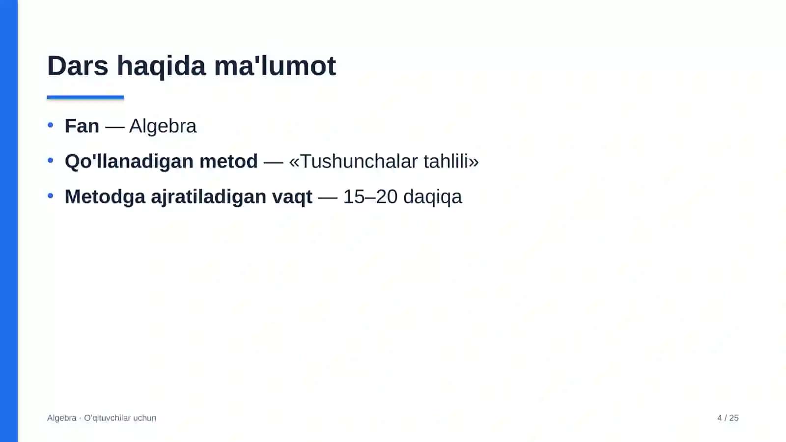 algebra darslarida tushunchalar tahlili metodidan foydalanish 3700 4