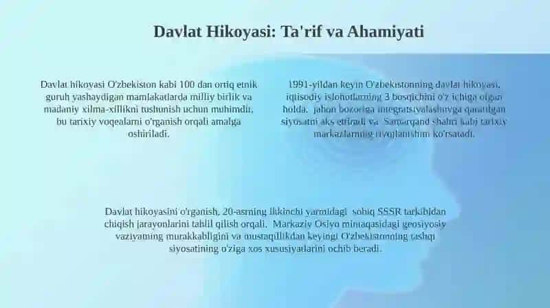 Davlat Hikoyasi 4