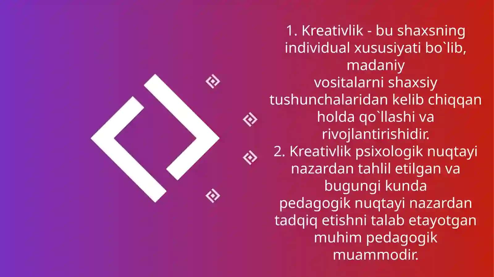 Kriatevlik darajasini aniqlash 4