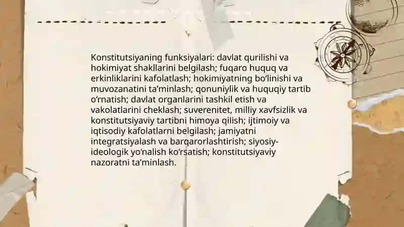 Konstitutsiya davlatning asosiy qonuni 4