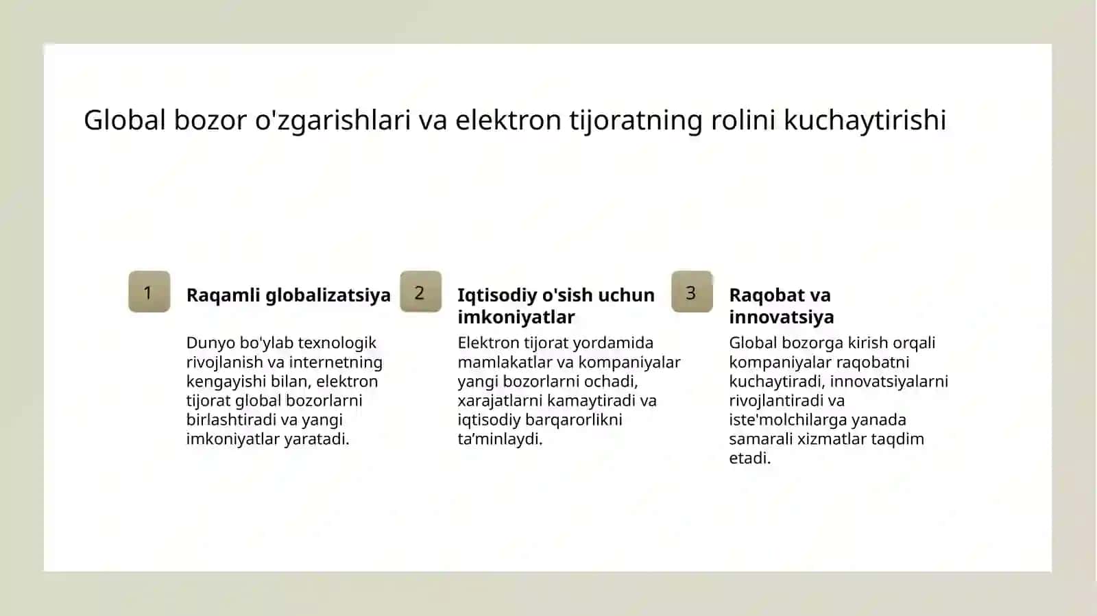 Elektron tijorat (e-commerce) va onlayn biznesning afzalliklari 4