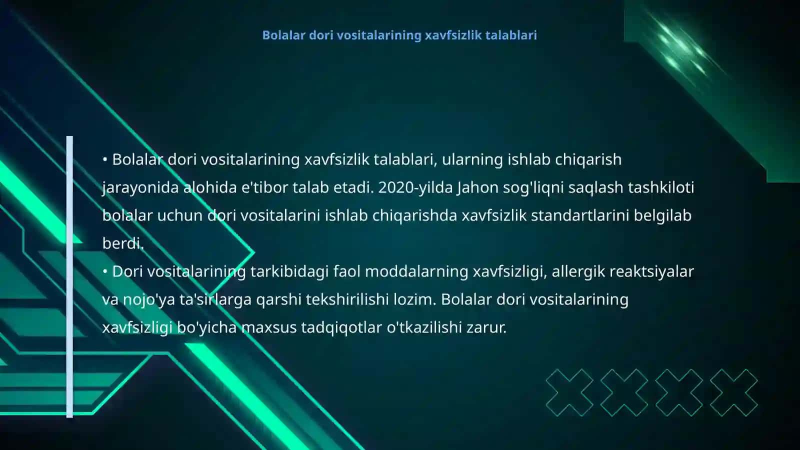 Bolalar uchun dori vositalarining xilma-xilligi 4