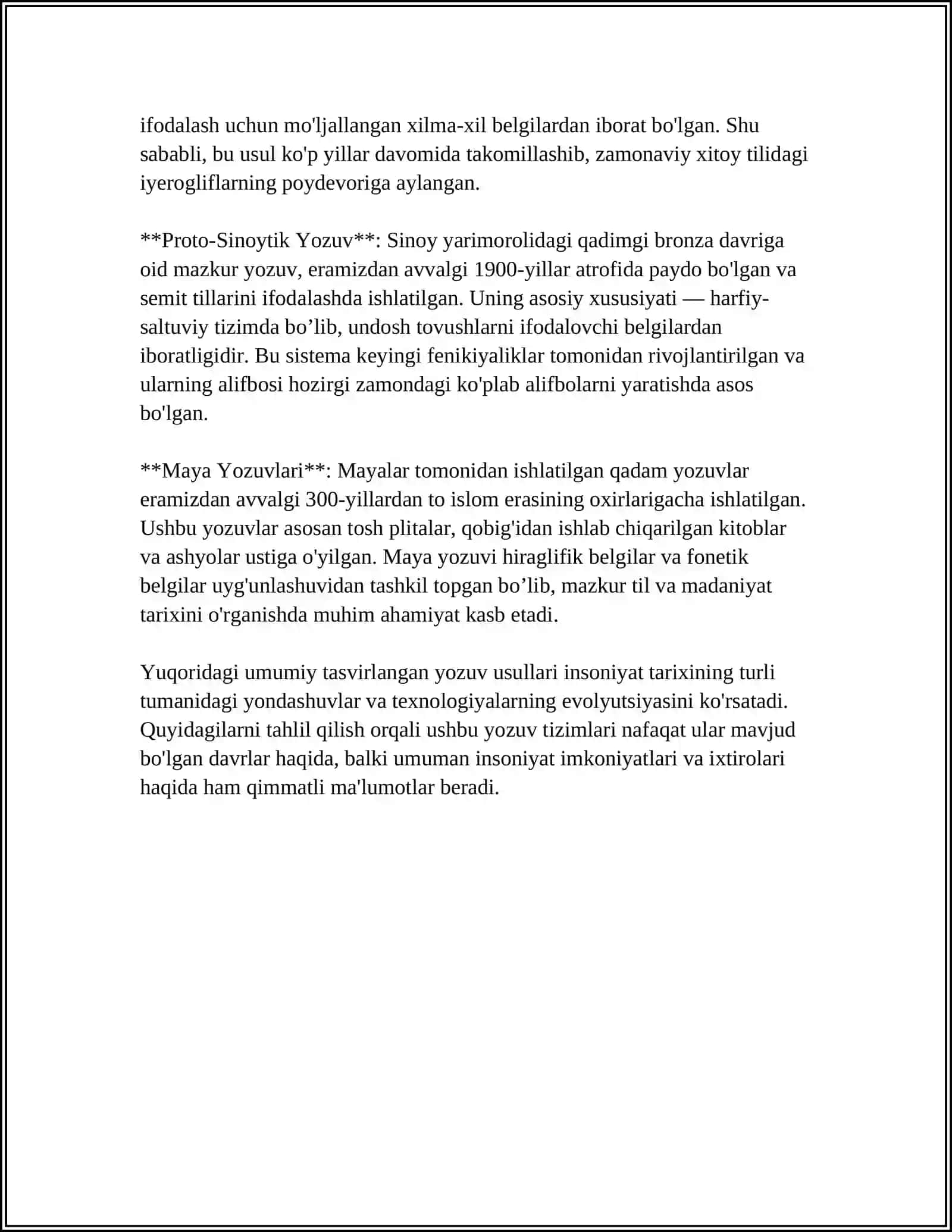 Qadimgi Yozuv Usullari 4