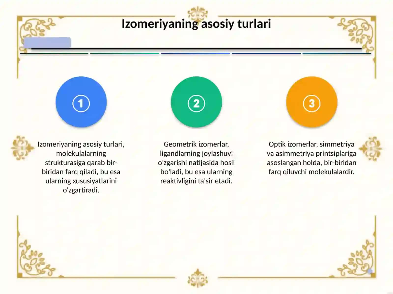 Kompleks birikmalarning ta'rifi 4