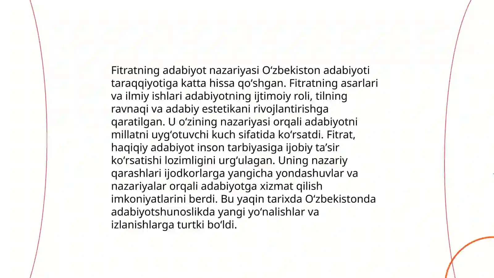 Fitratning Adabiyot Qoidalari 4