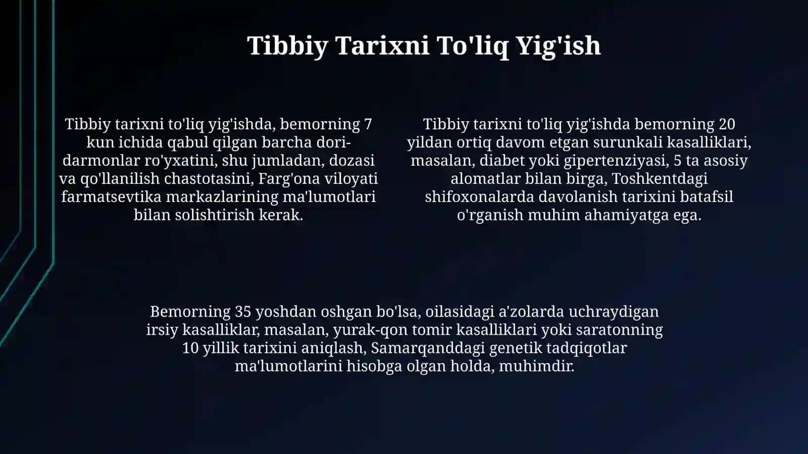 Manbalar bilan Ishlash 4