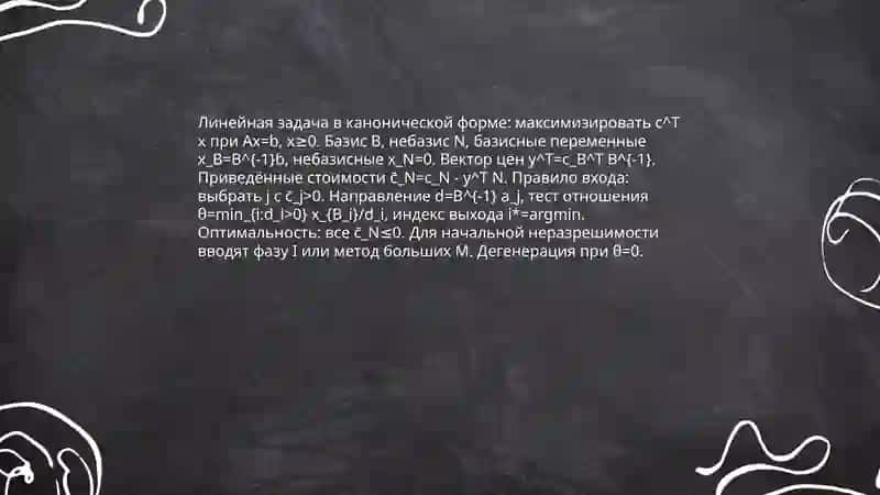 Модифицированный симплекс-метод 4