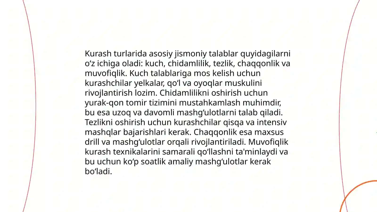 Kurash turlarida umumiy jismoniy tayyorgarlik 4