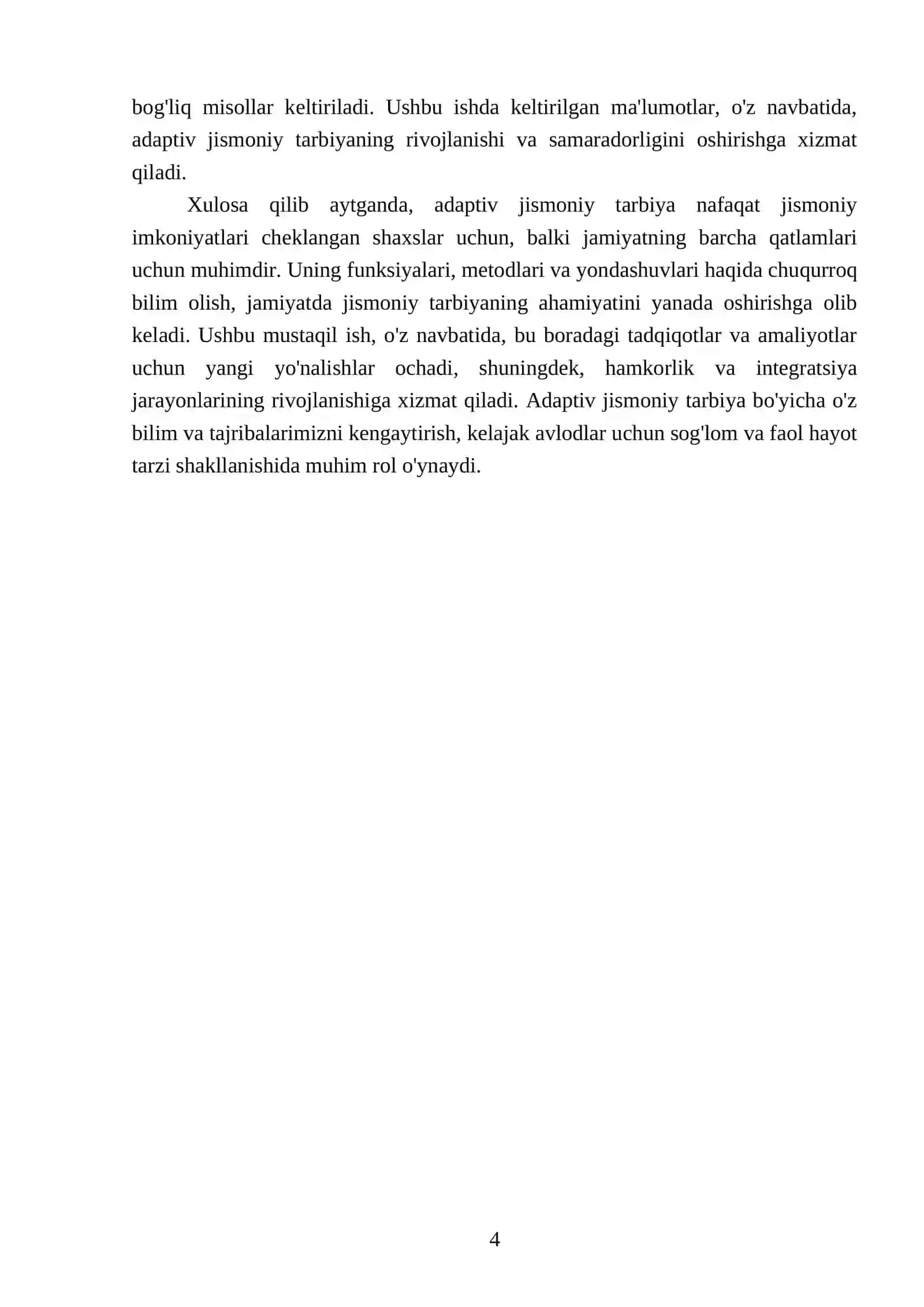 Adaptiv jismoniy tarbiyaning funksiyasi 4