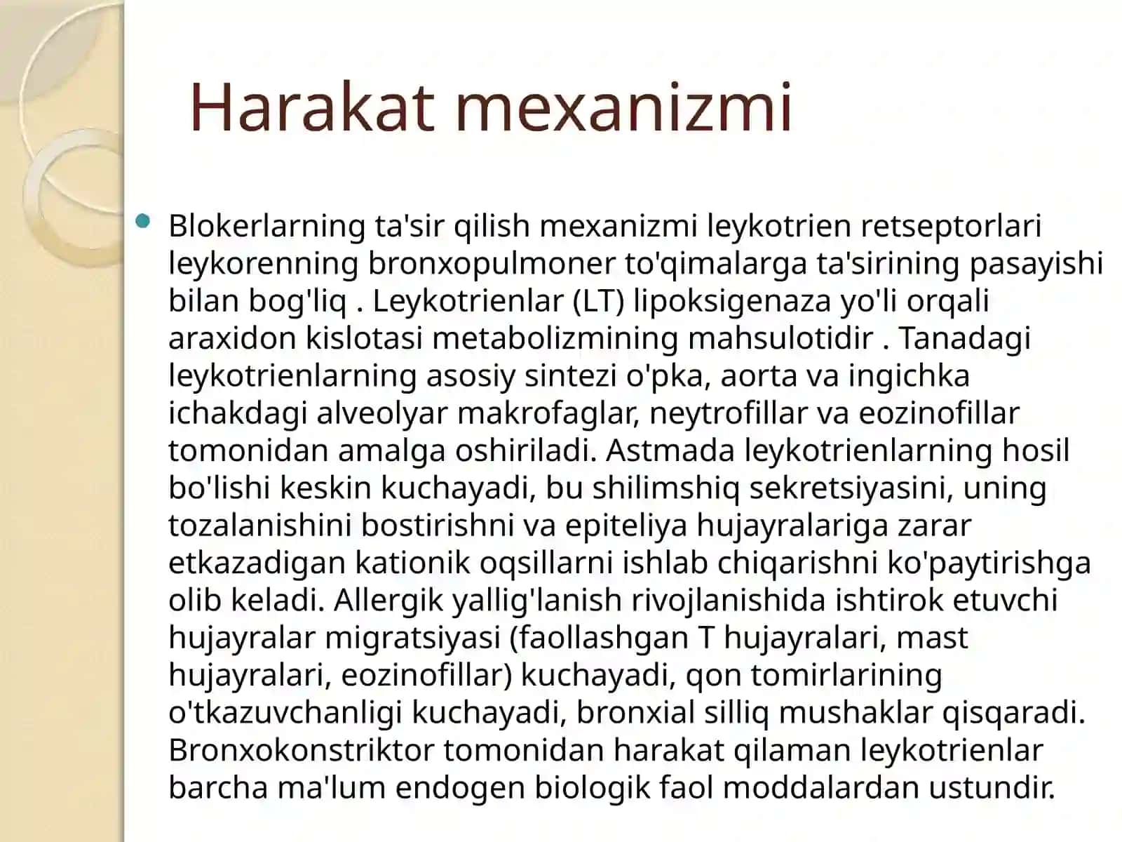 Leykotrieninhibitörlerinin tasnifi 4