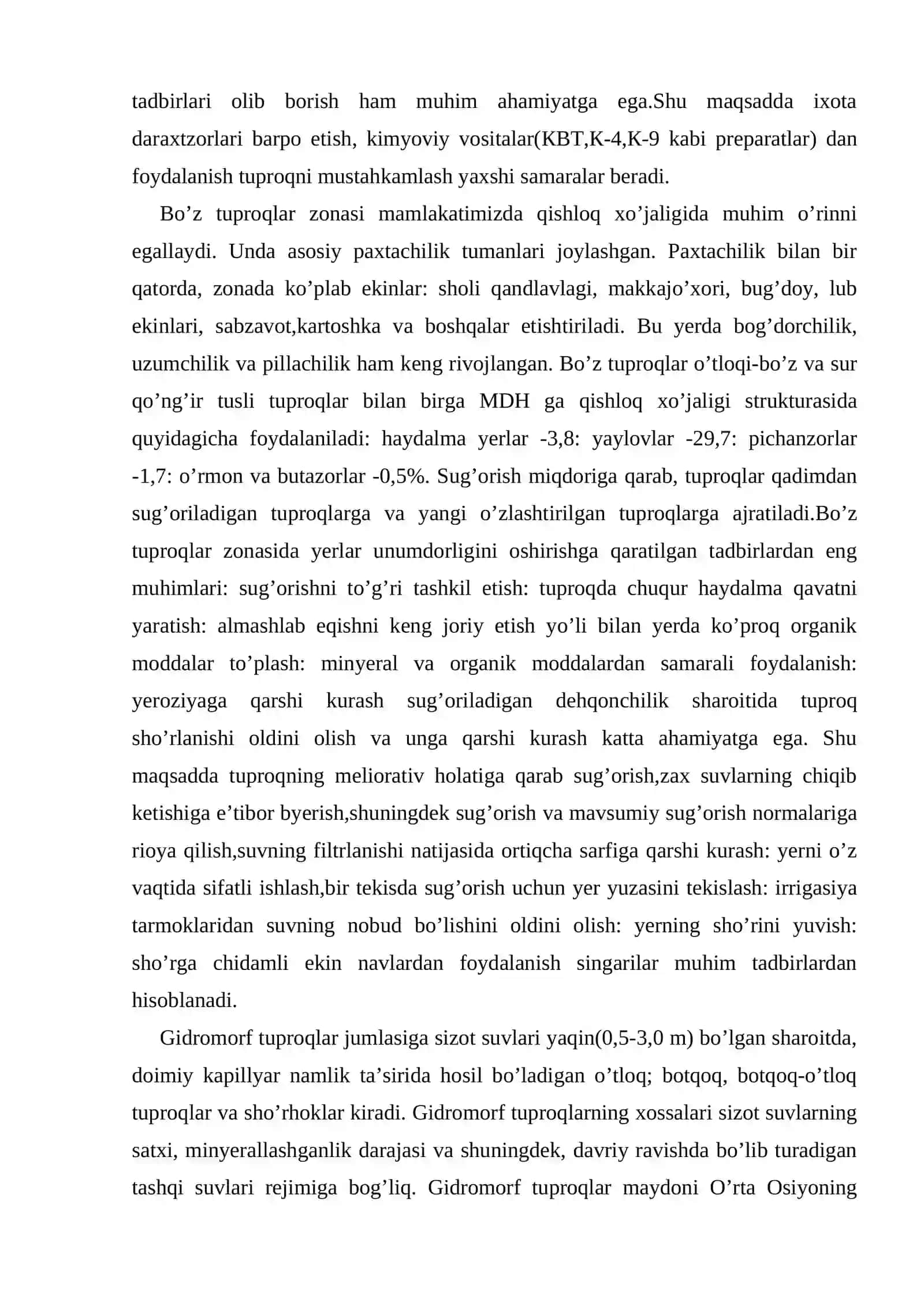 CHO'L VA CHALA CHO'L TUPROQLARI 4