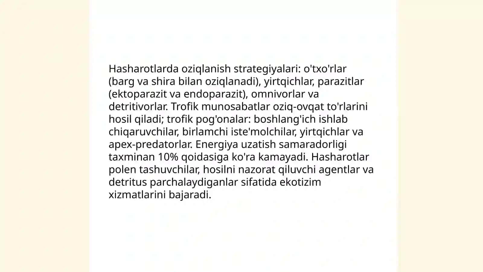 Hasharotlarning ekologiyasi va etologiyasi 4