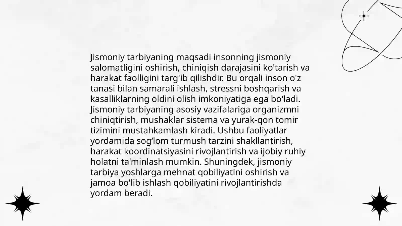 JISMONIY TARBIYA VA SPORT PEDAGOGIKASINING UMUMIY ASOSLARI 4