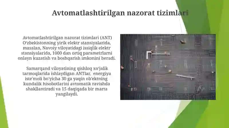 Elektr taminoti tizimida energiya nazorati va hisobini tashkil etish va qurish 4