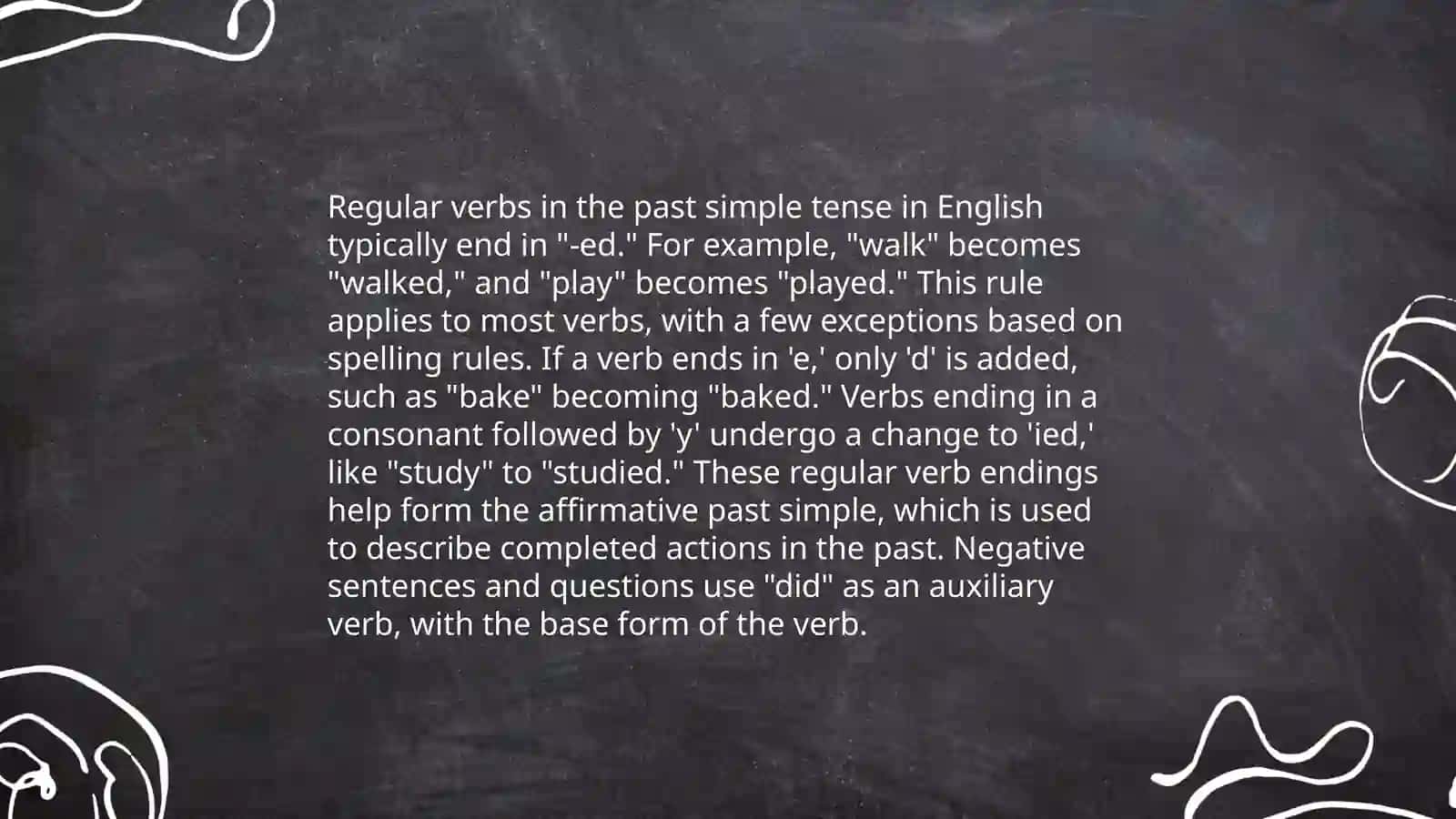 Past simple 4