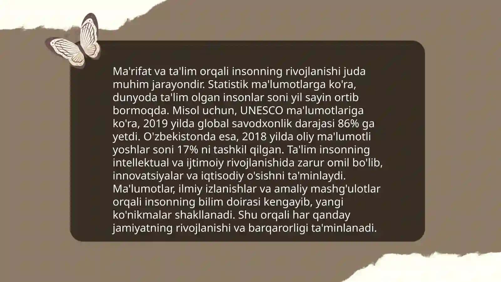 Robinzon Kruzo asarida marifat gʻoyasi haqida 4