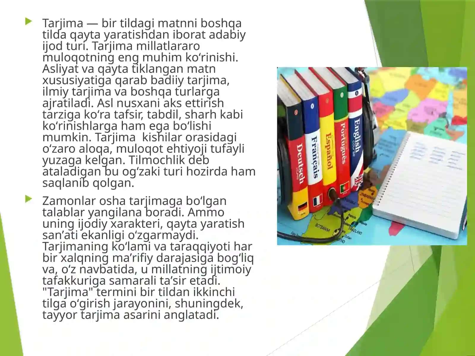 Tarjima - amaliy tilshunoslikning tarmog‘i sifatida 4