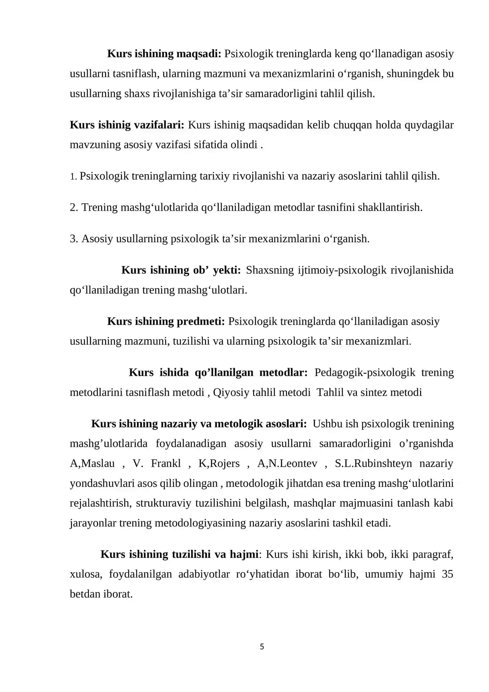 Psixologik trening mashg’ulotlarida fiydalaniladigan asosiy usullar 4