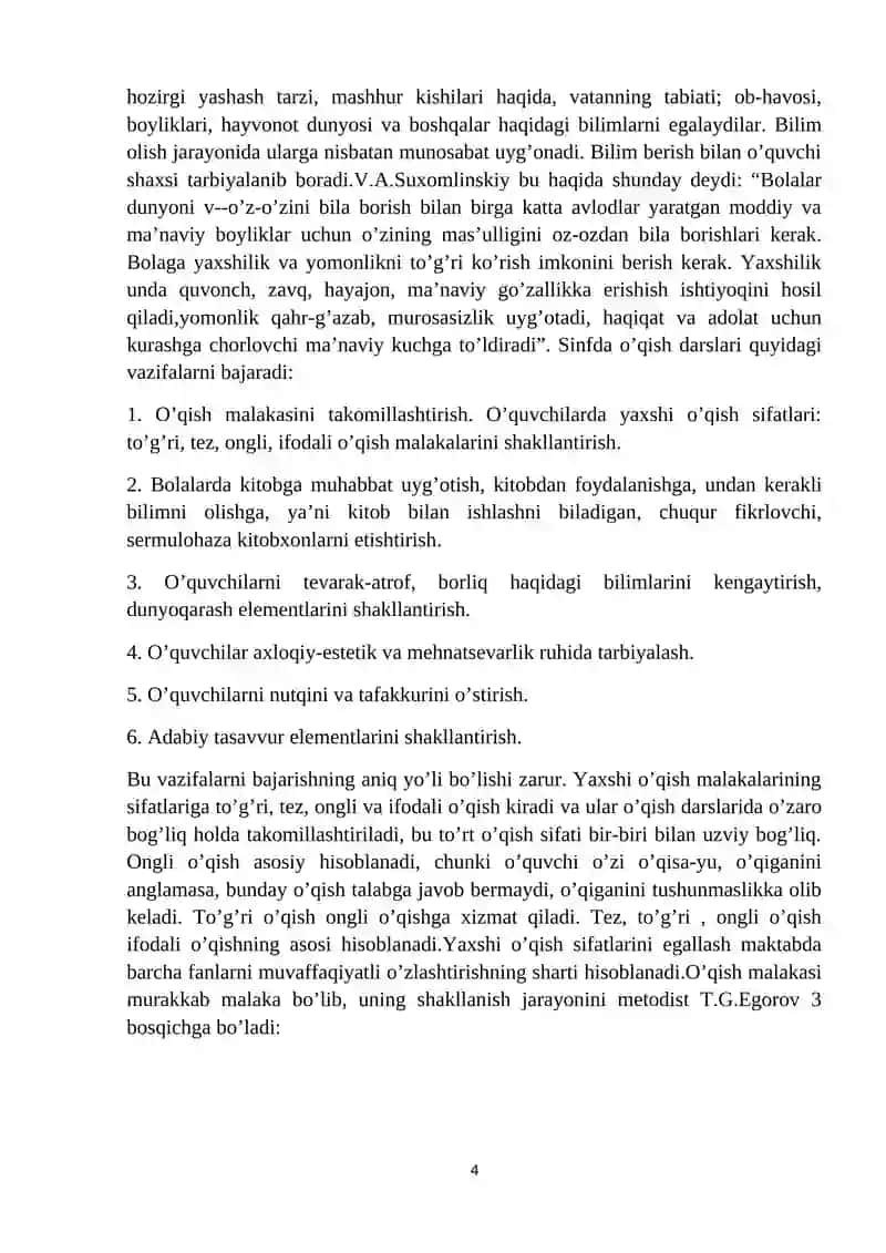 Dosyazova Lobarning ONA TILI OQITISH METODIKASI FANIDAN TAYYORLAGAN 4