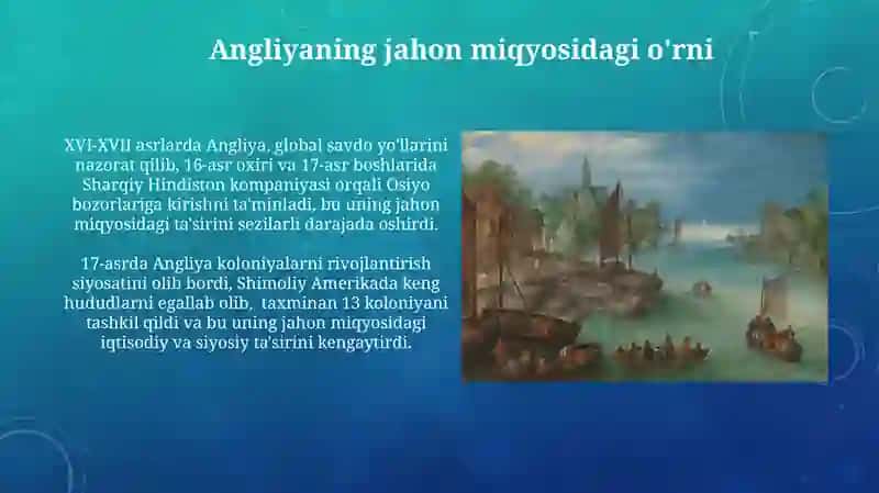 XVI-XVII asrlarda Angliya 4
