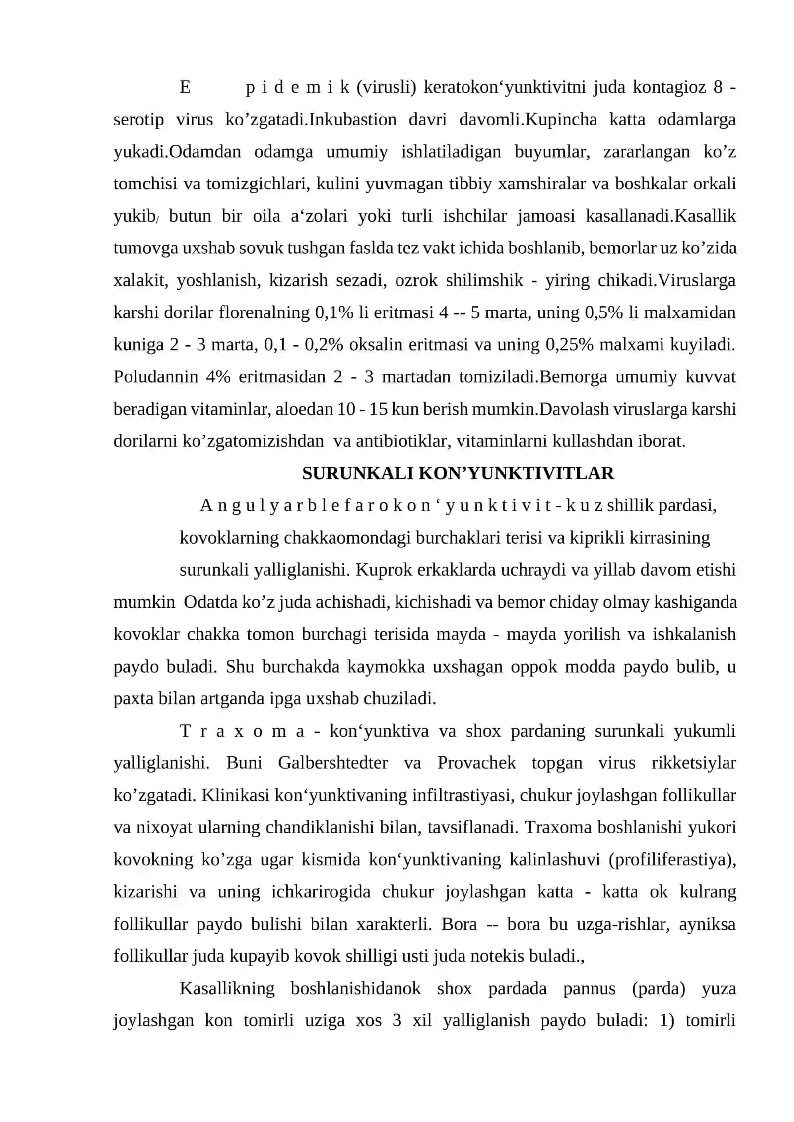 Konyunktiva kasalliklari klinikasi 4