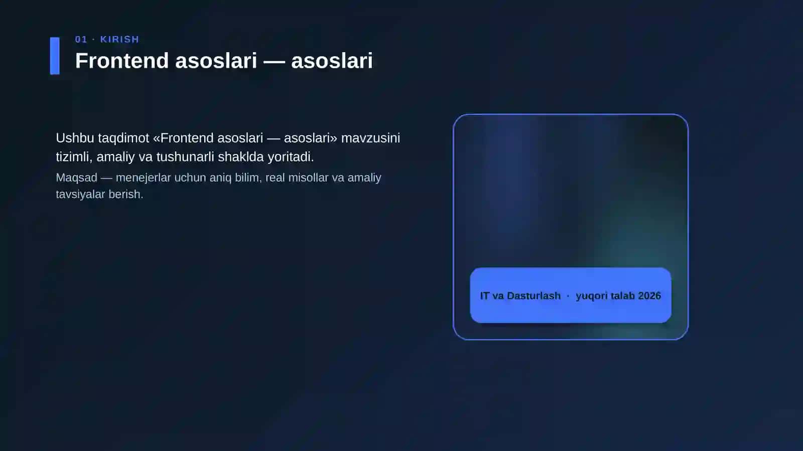Frontend asoslari — asoslari 4