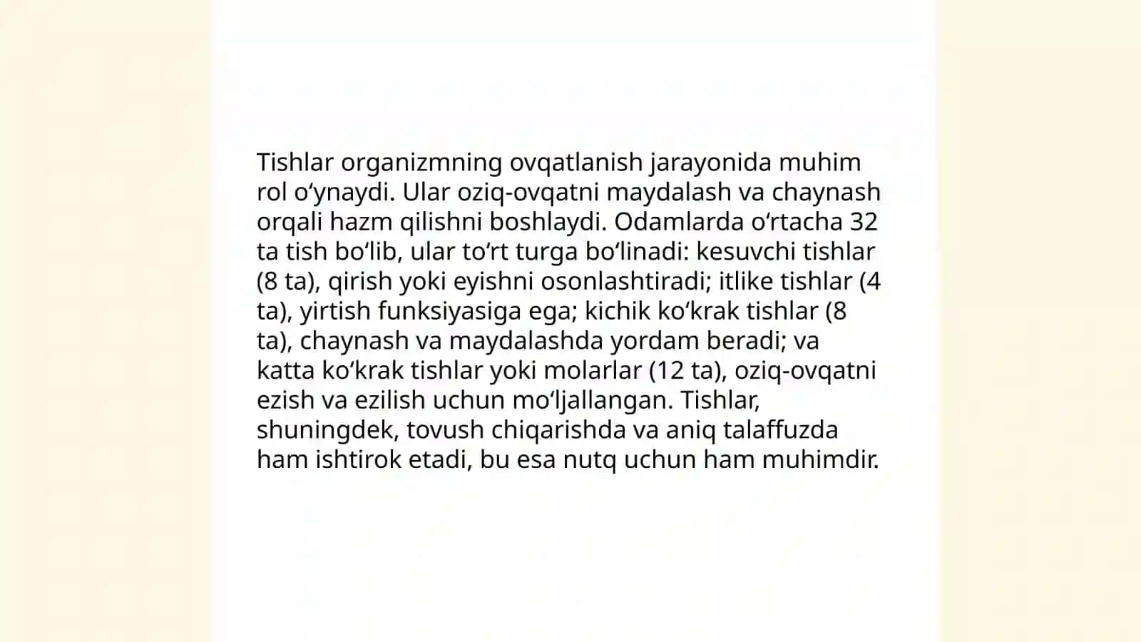 Ovqat hazm qilish sistemasining tuzilishi va fiziologiyasi 4