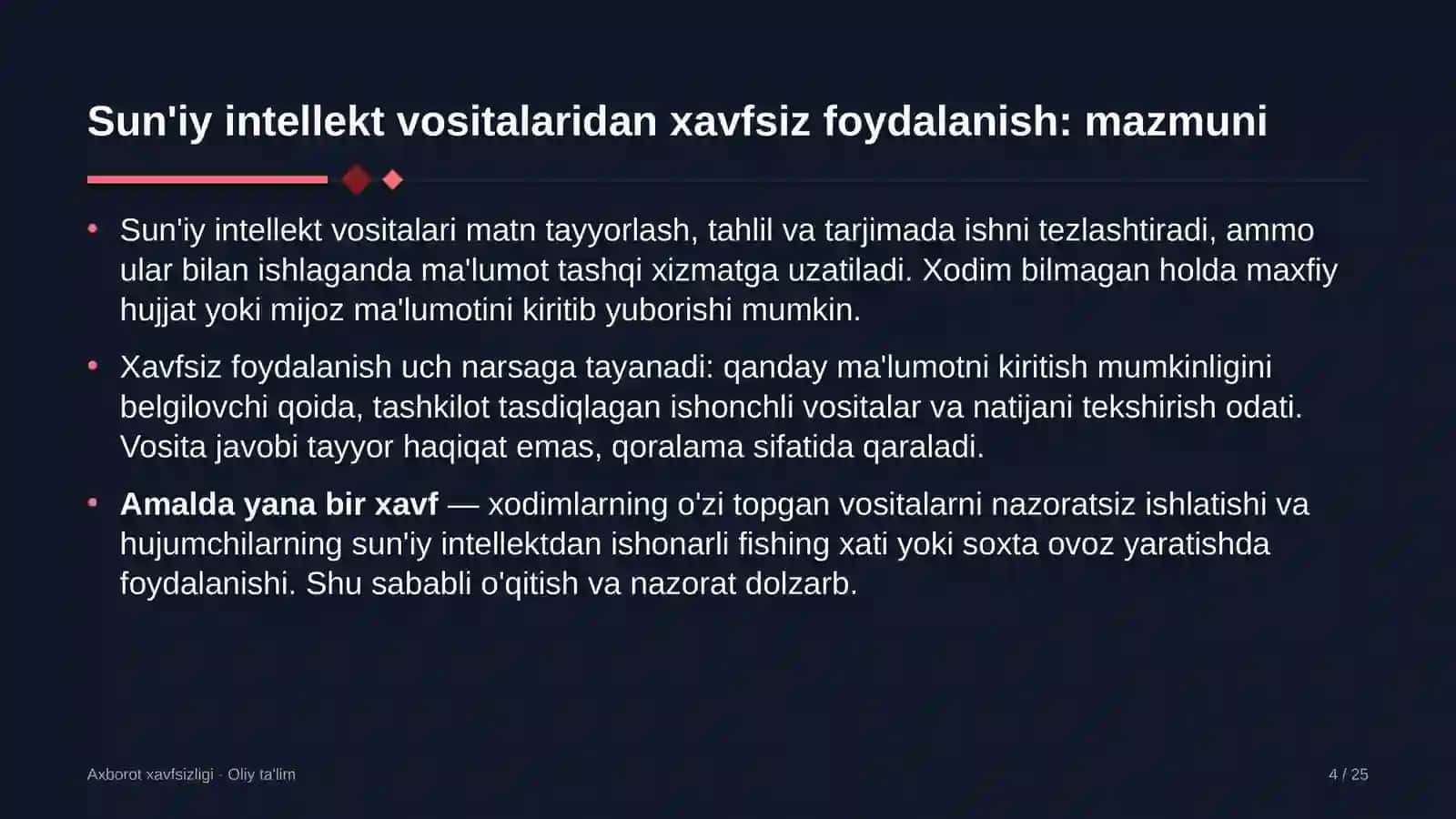 Asalarichilikda sun'iy intellekt vositalaridan xavfsiz foydalanish 4