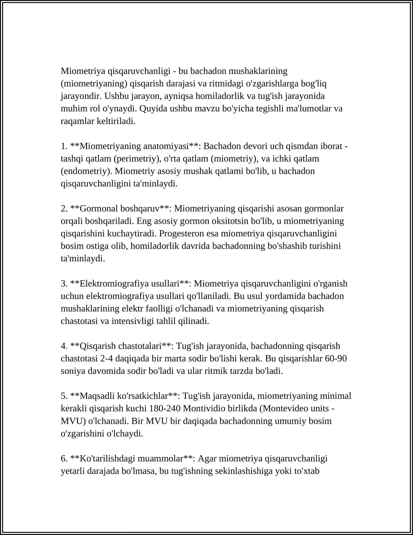 MIOMETRIYA TONUSI VA QISQARUVCHANLIGINI PASAYTIRADIGAN VOSITALAR 4