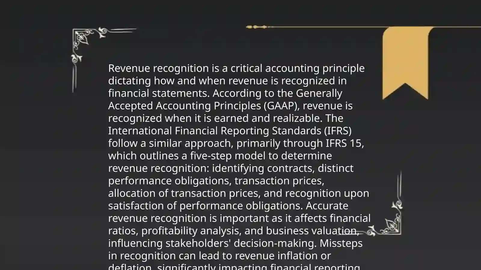 Financial Statement Presentation 4