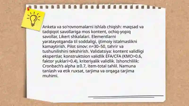 Oila pedagogikasi fanining tadqiqot metodlari 4