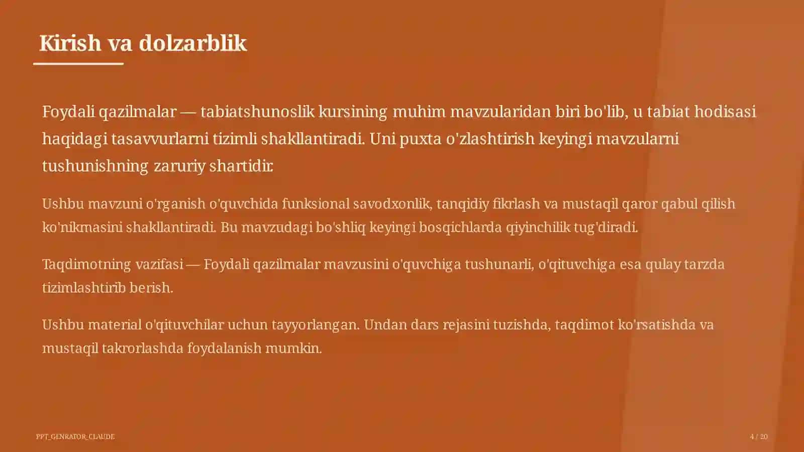 Foydali qazilmalar (3-sinf) 4