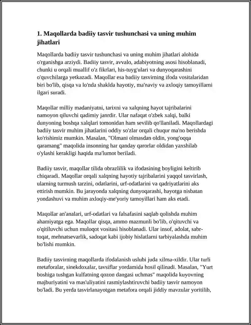MAQOLLARDA BADIIY TASVIR ULARNI QO'LLASH SHARTLARI 4