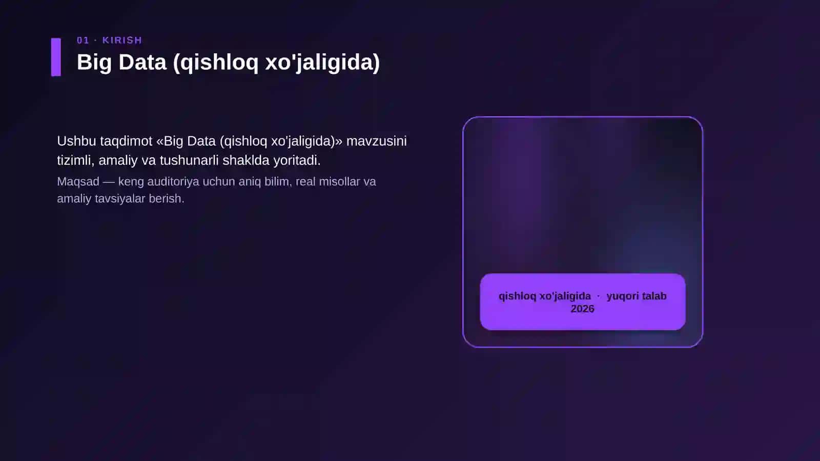 Big Data (qishloq xo'jaligida) 4