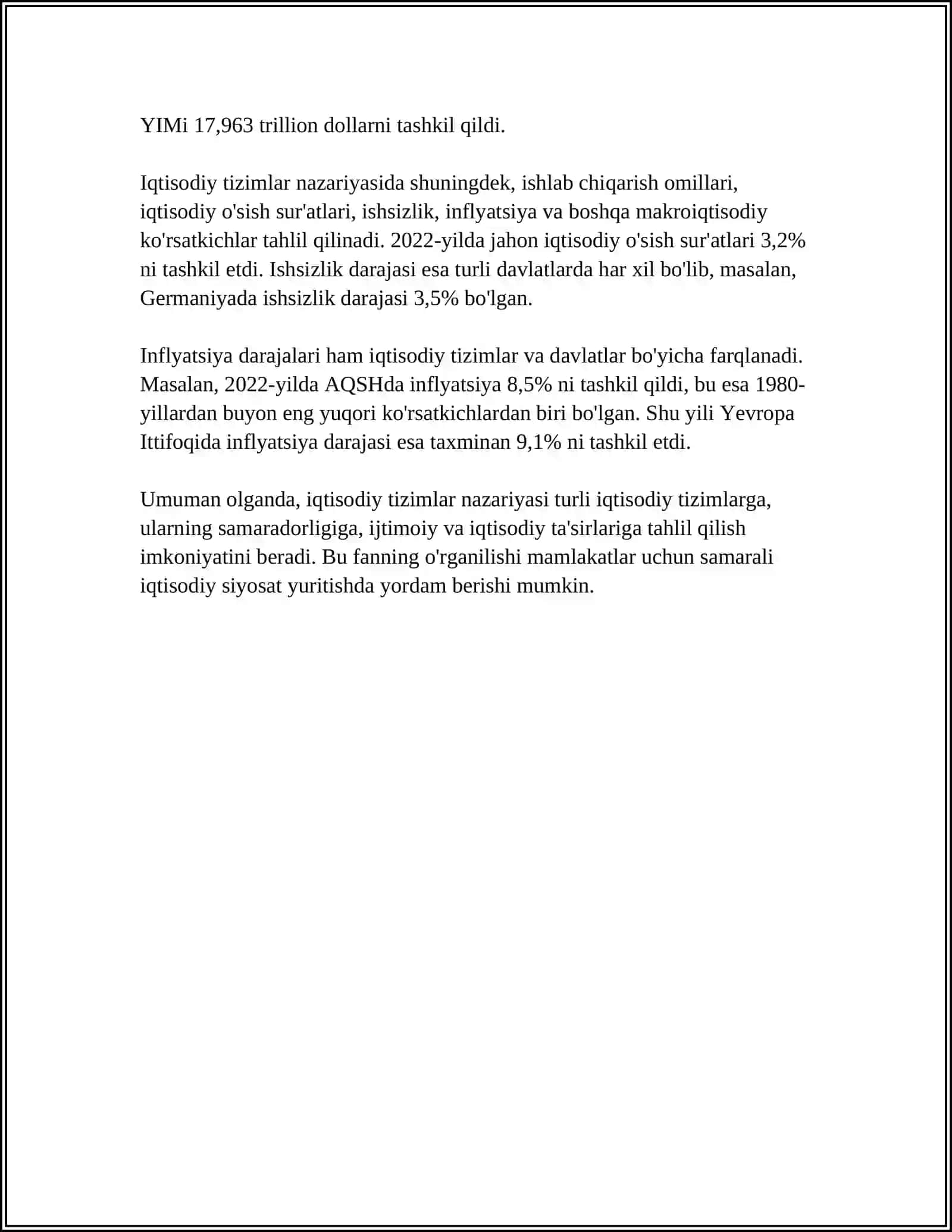 IQTISODIY TIZIMLAR VA ULARNING TURLI MODELLARI 4