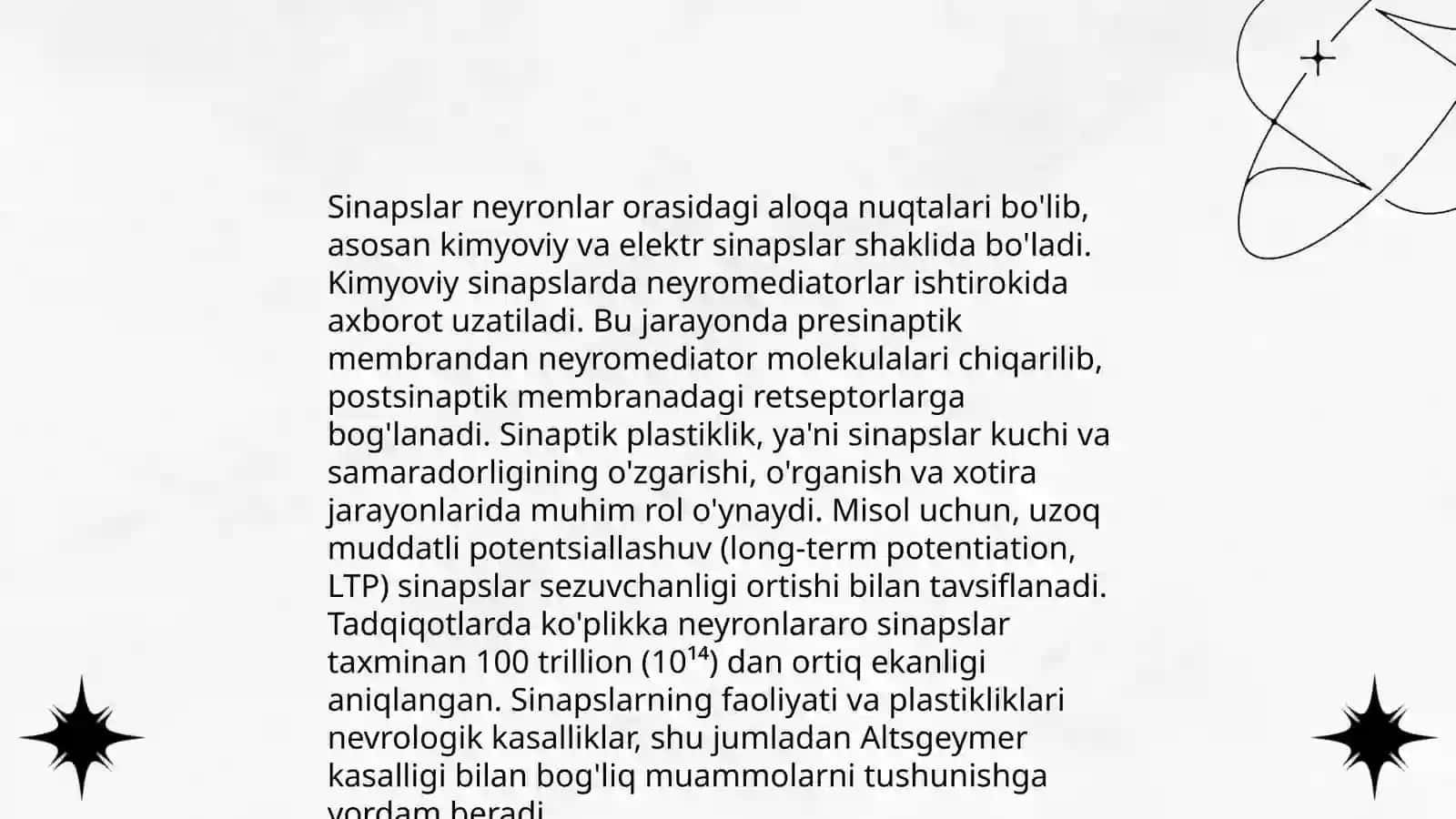 Asab tizimida kompensator moslashuvlar. Asab tizimini trofik funksiyasi 4