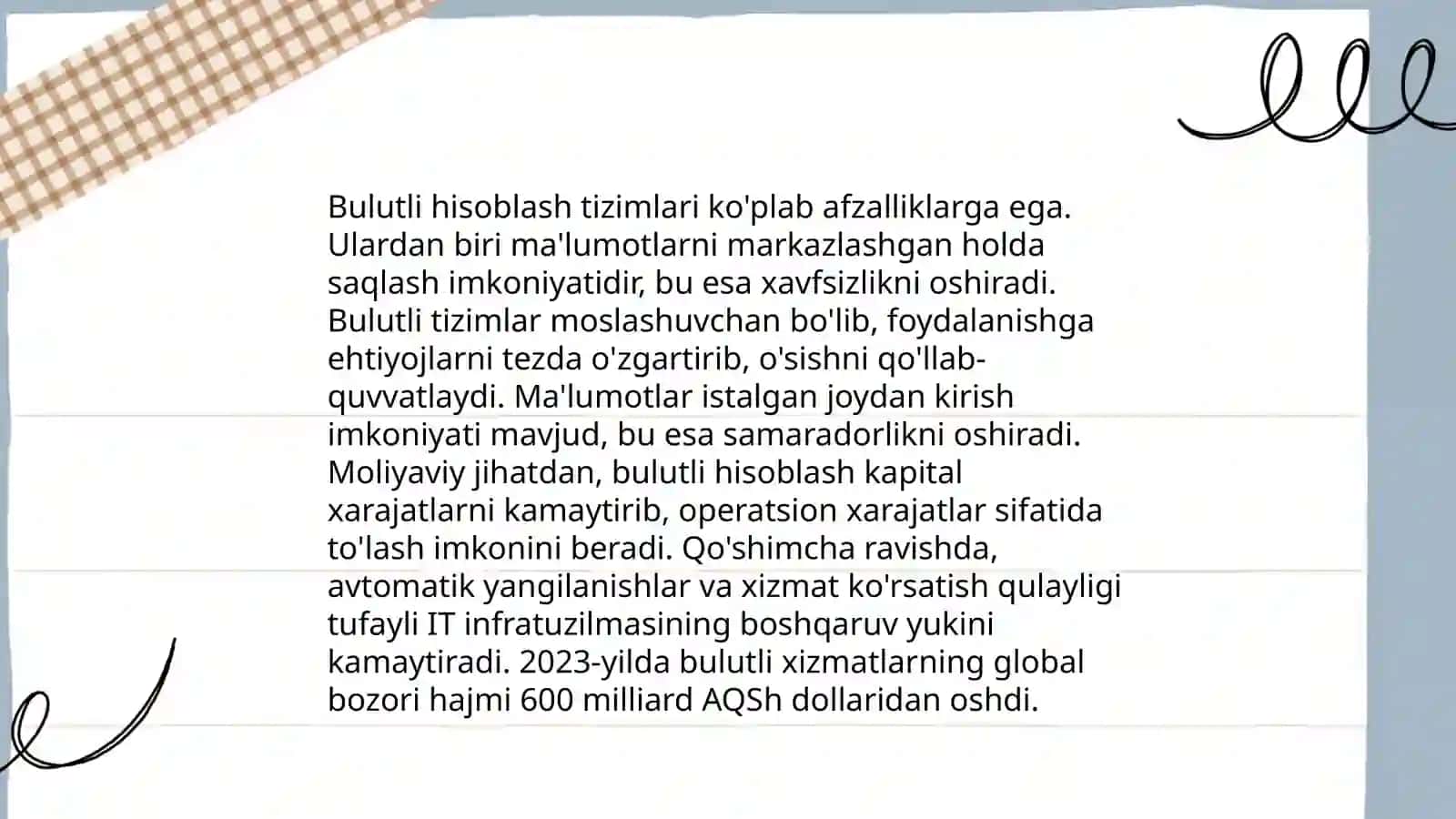 Bulutli texnologiyalar va ularning taʼlimiy imkoniyatlari 4
